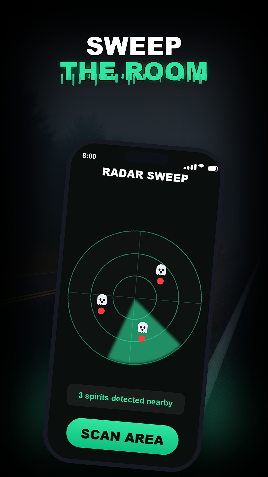 Ghost Radar screen